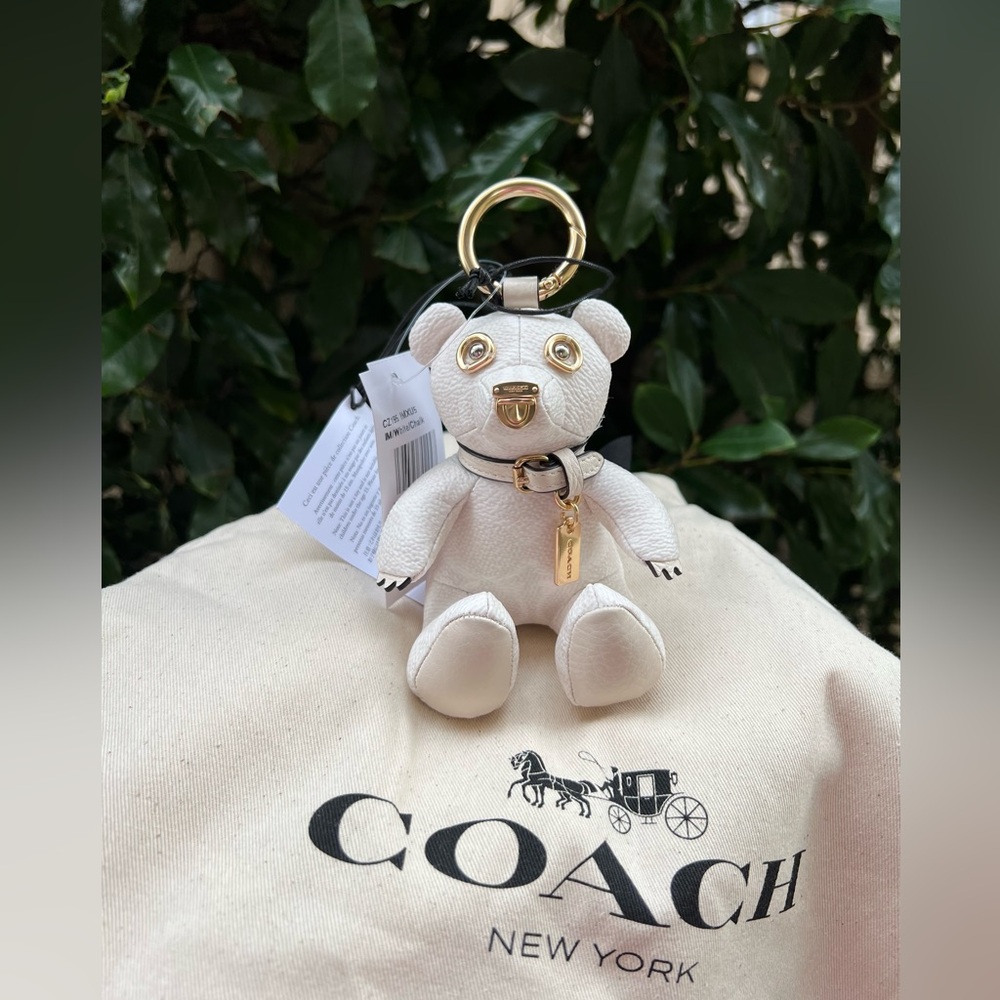SOLD——-Coach Collectible Bear Bag Charm